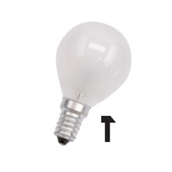 Gloeilamp kogelvormig Lampen voor verlichtingsarmaturen BAILEY BALL E14 G45 240V 7W FROSTED 891445629
